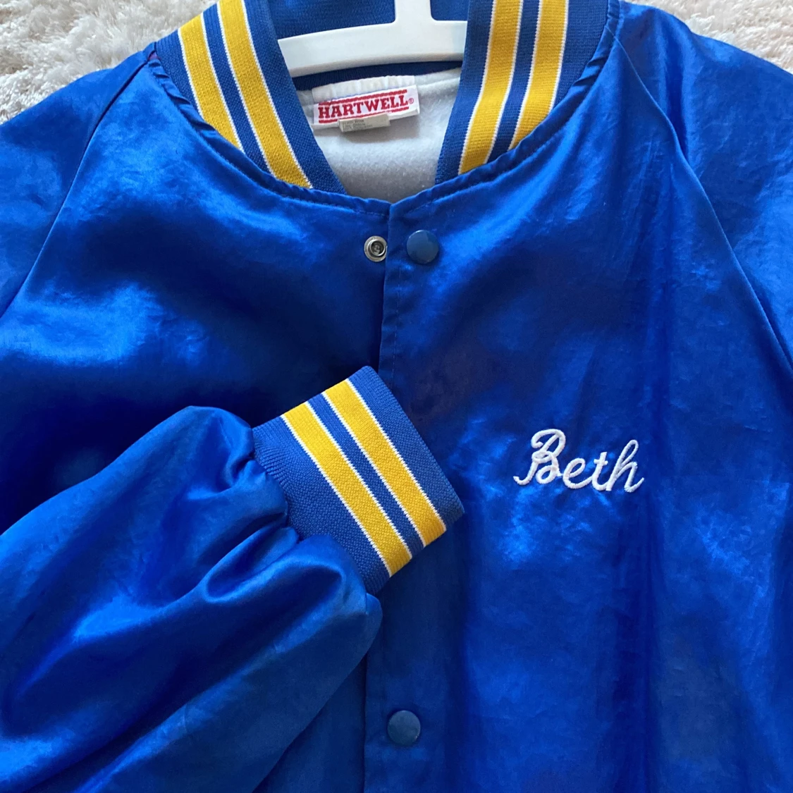 Vintage Varsity jacka från 1980-talet ⚡️💙 - 90