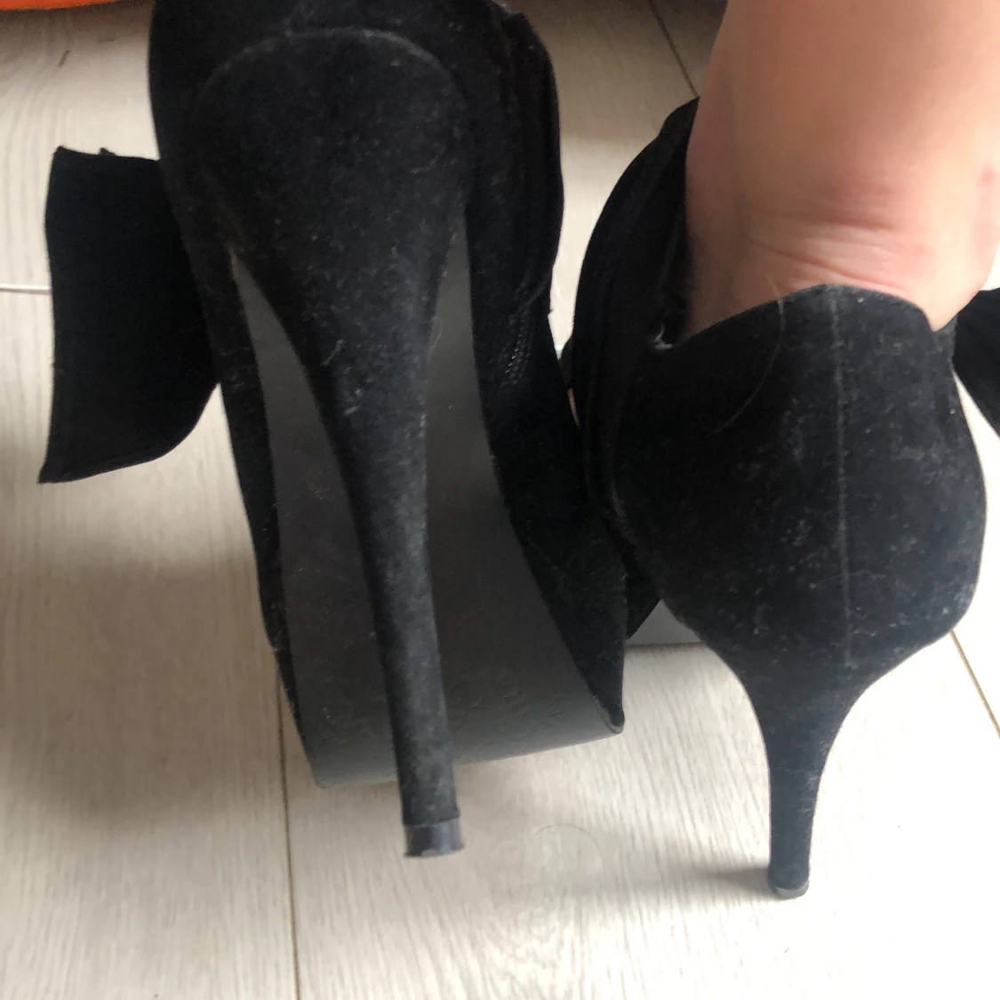 Klackskor svarta mocka  - 91