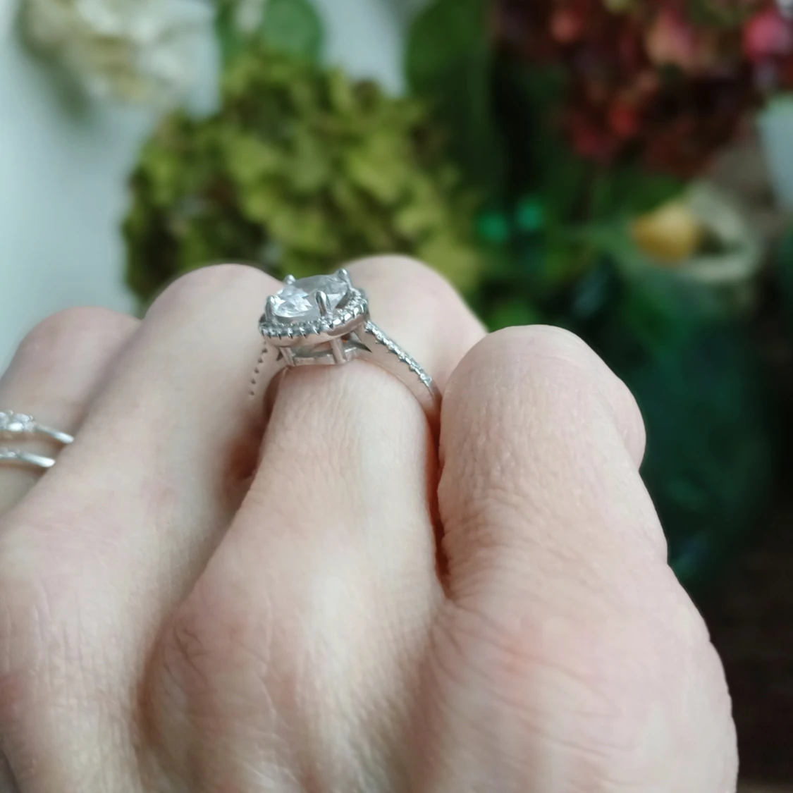 Safira silverring - 90