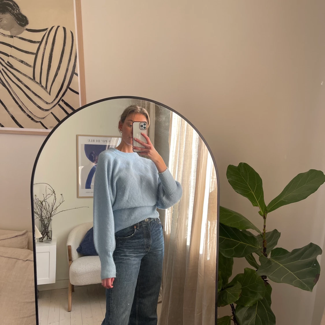 Stickad tröja  - 90