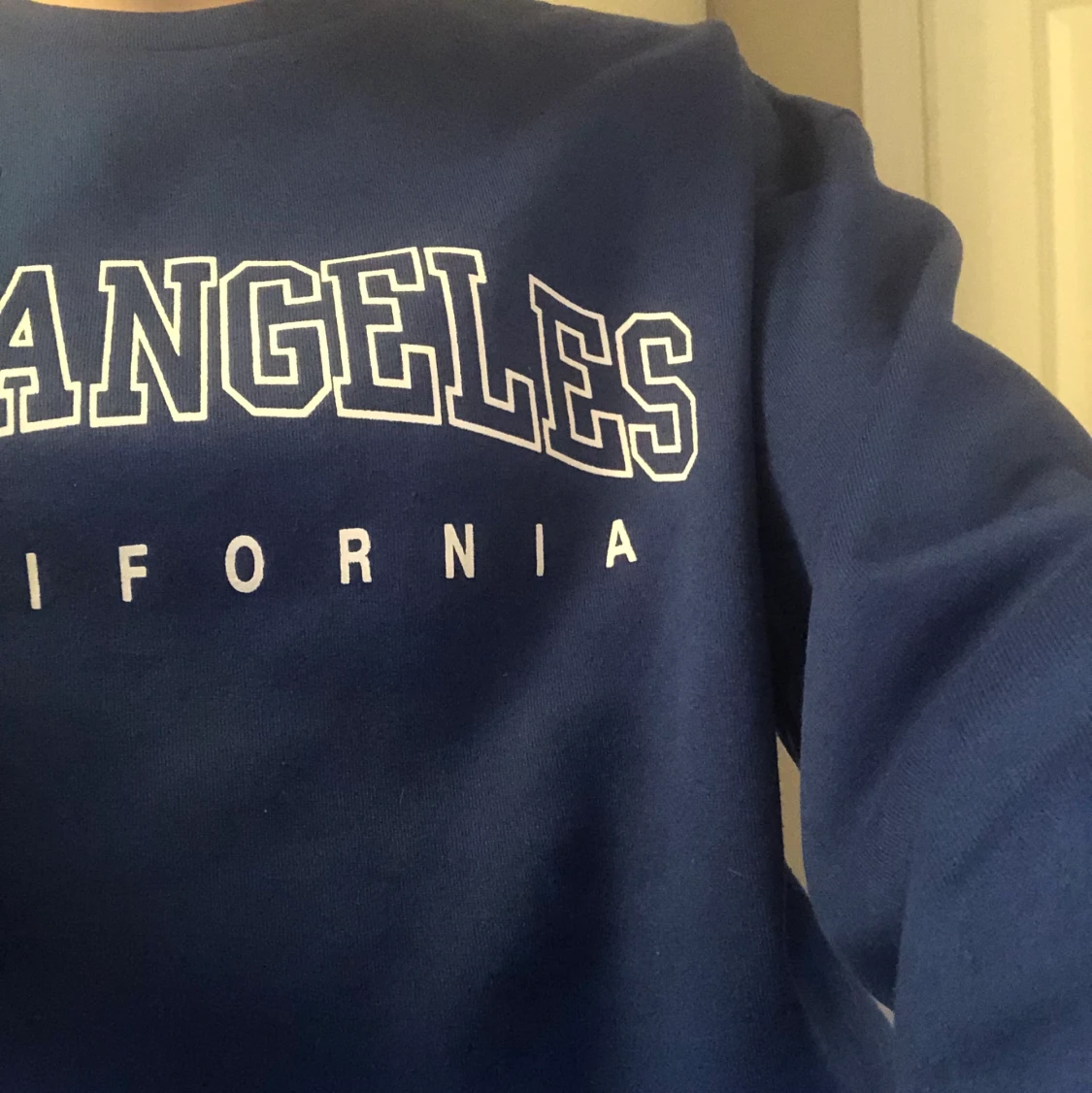 Marinblå sweatshirt - 91