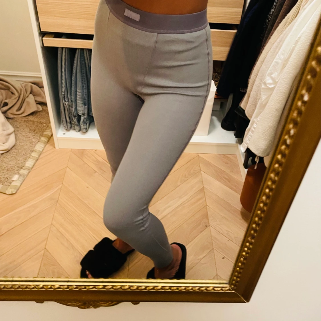 SKIMS COTTON RIB LEGGINGS - 90