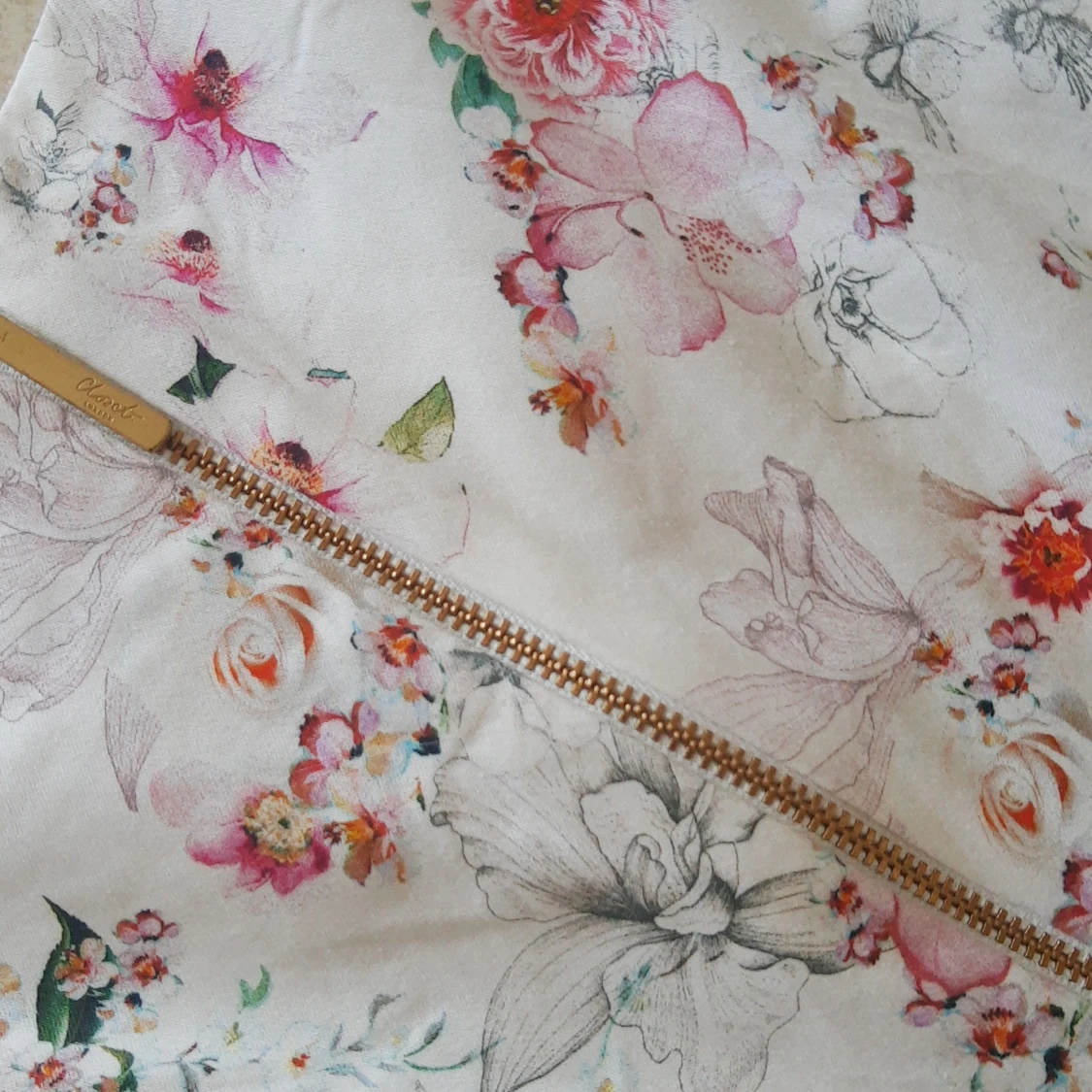 Blommig klänning - 91