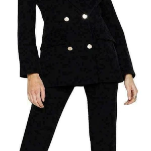 Ny kavaj med dubbelknäppning storlek S - Strlk S , svart ny oanvänd kavaj i tunt material 