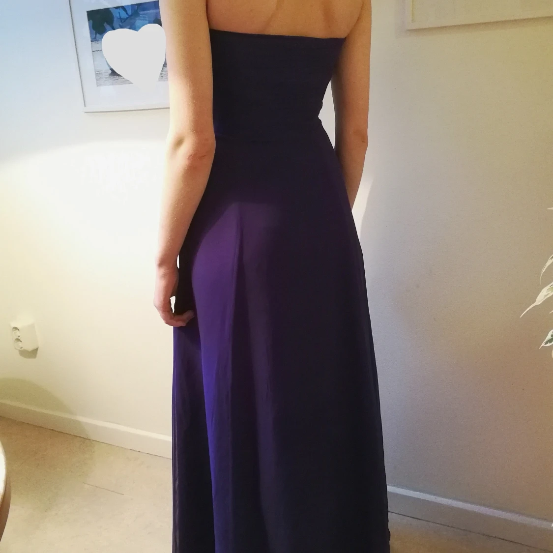 Vacker lila balklänning/ finklänning - 90