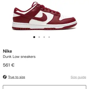 Nike dunk bordeaux helt nya 1400 vid snabb affär