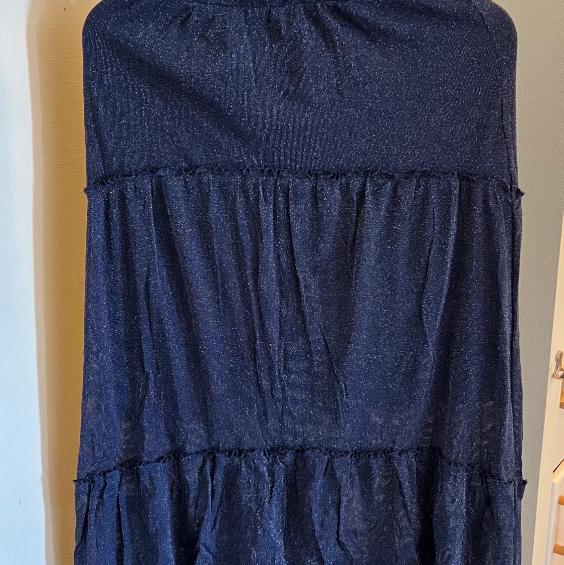 Navy midi skirt 2 layers - 90