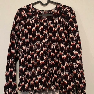 Mönstrad blus - Flerfärgad blus