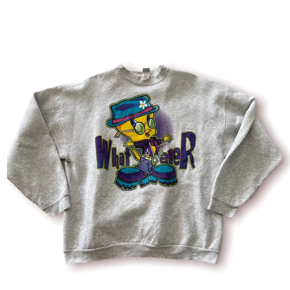 VINTAGE WHATEVER SWEATSHIRT - XL - 90