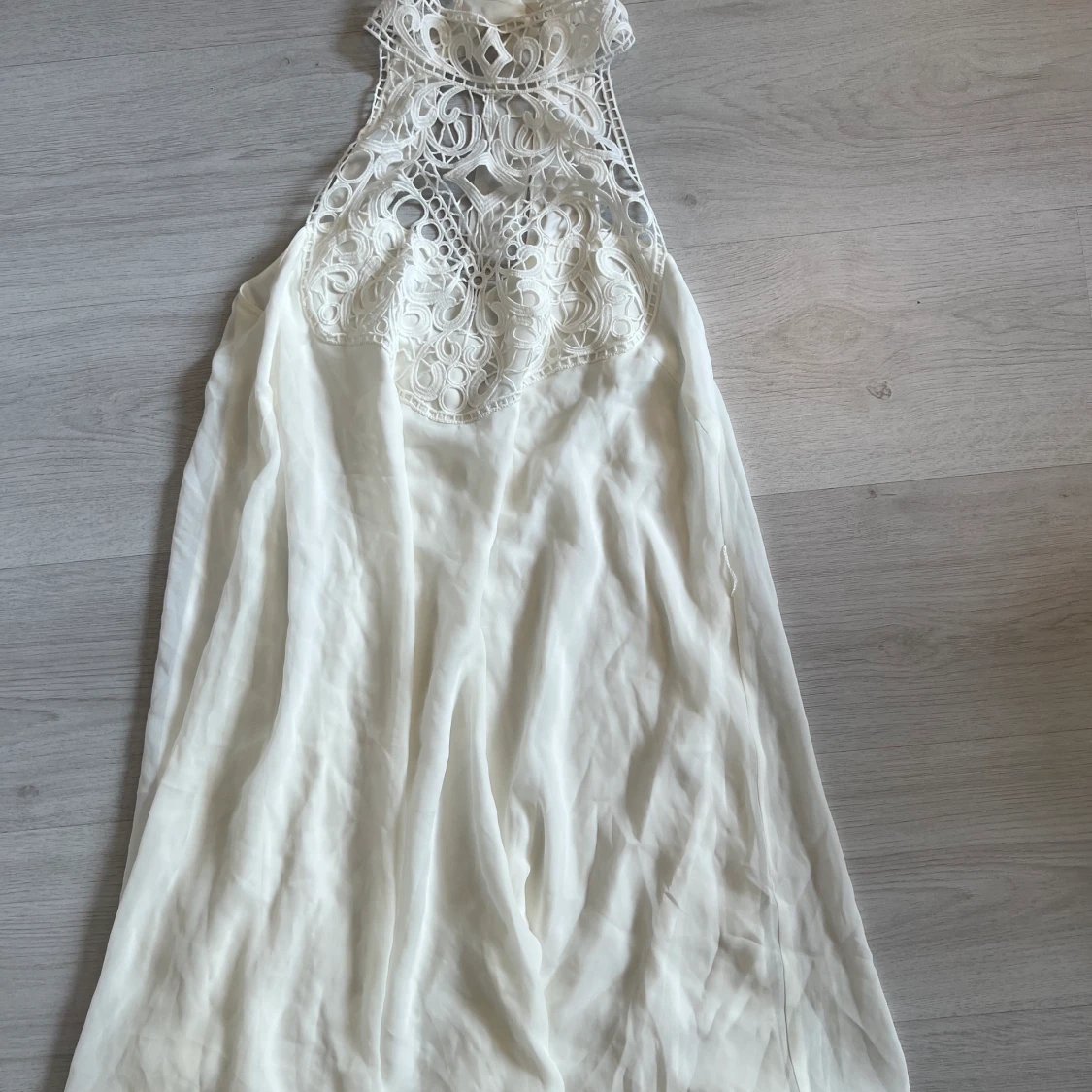 Vit klänning XS - 90