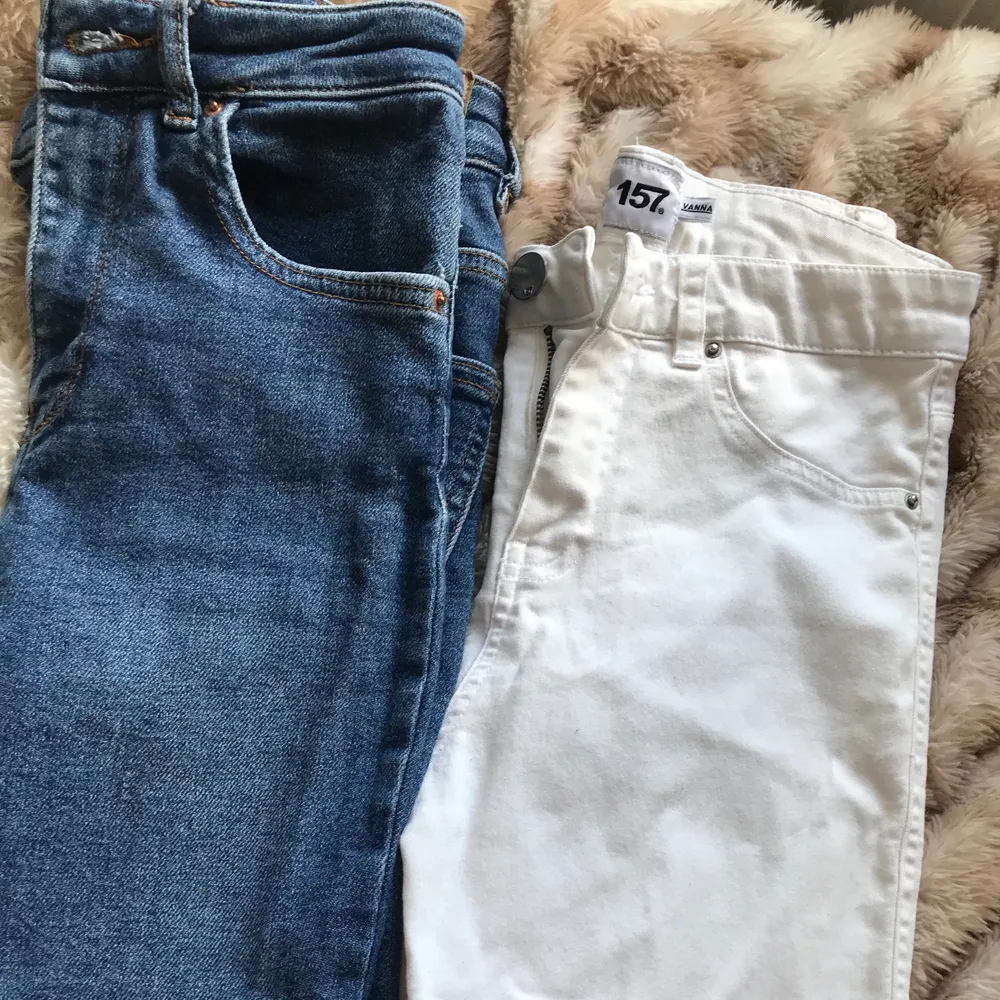 Skinny jeans från Gina o lager157 stl.36/S på båda men passar även xs då de är skinny jeans. . Jeans & Byxor.