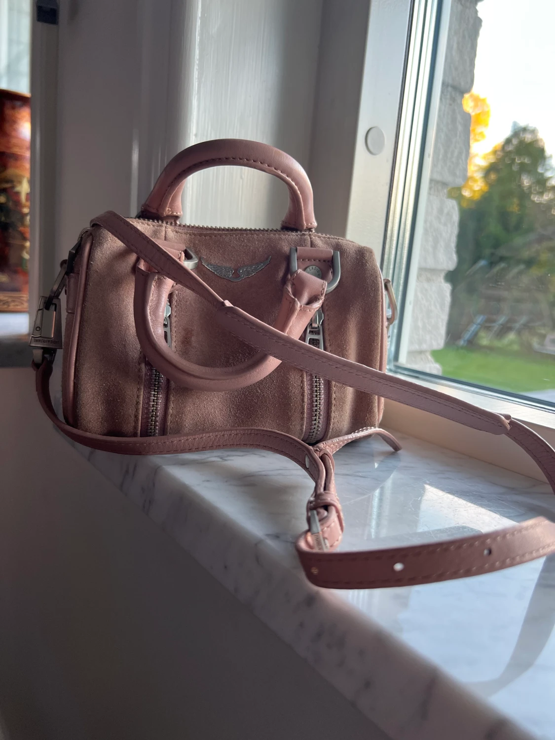  Ljusrosa Zadig väska mini - 90