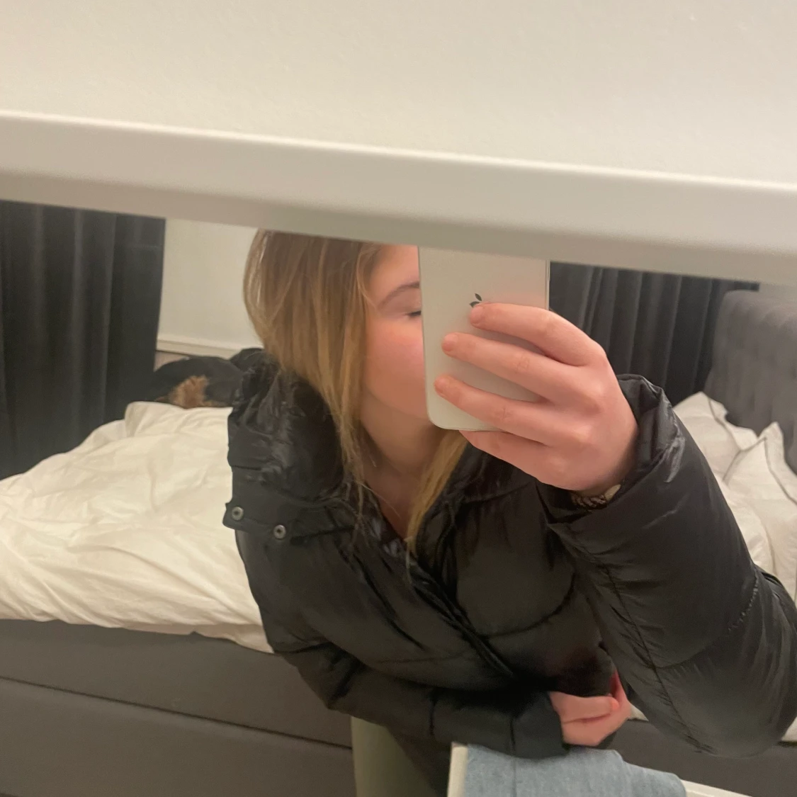 Svart vinterjacka - 91