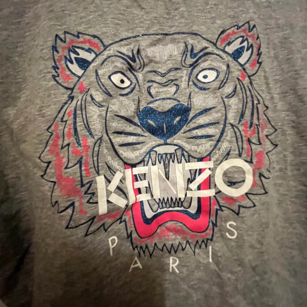 Äkta kenzo tröja som jag köpte för länge sen! Sjukt fin med fin blå glittrig detalj😍. Tröjor & Koftor.