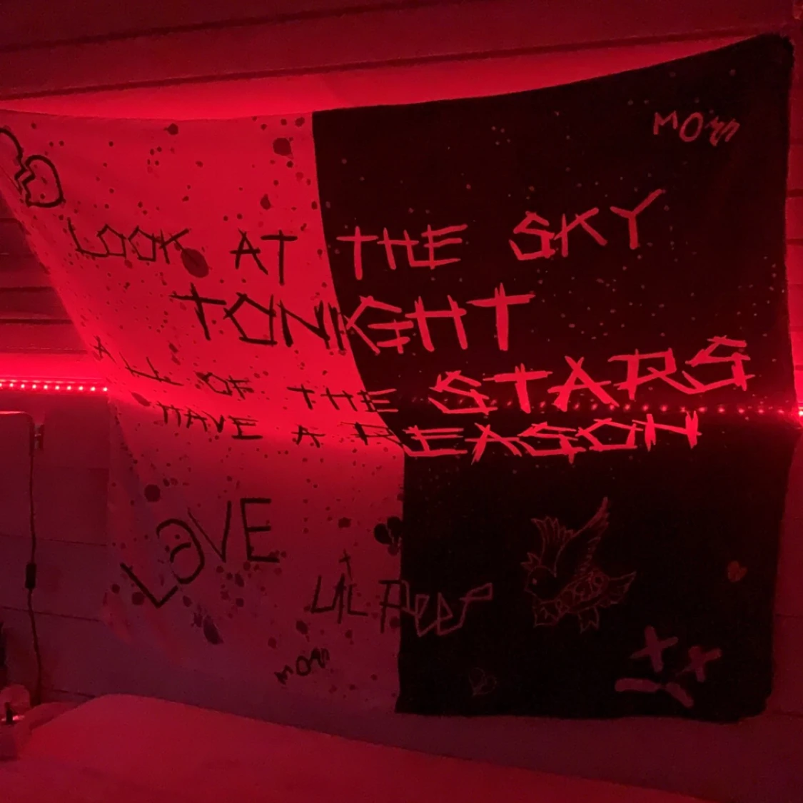 Lil peep flagga  - 90