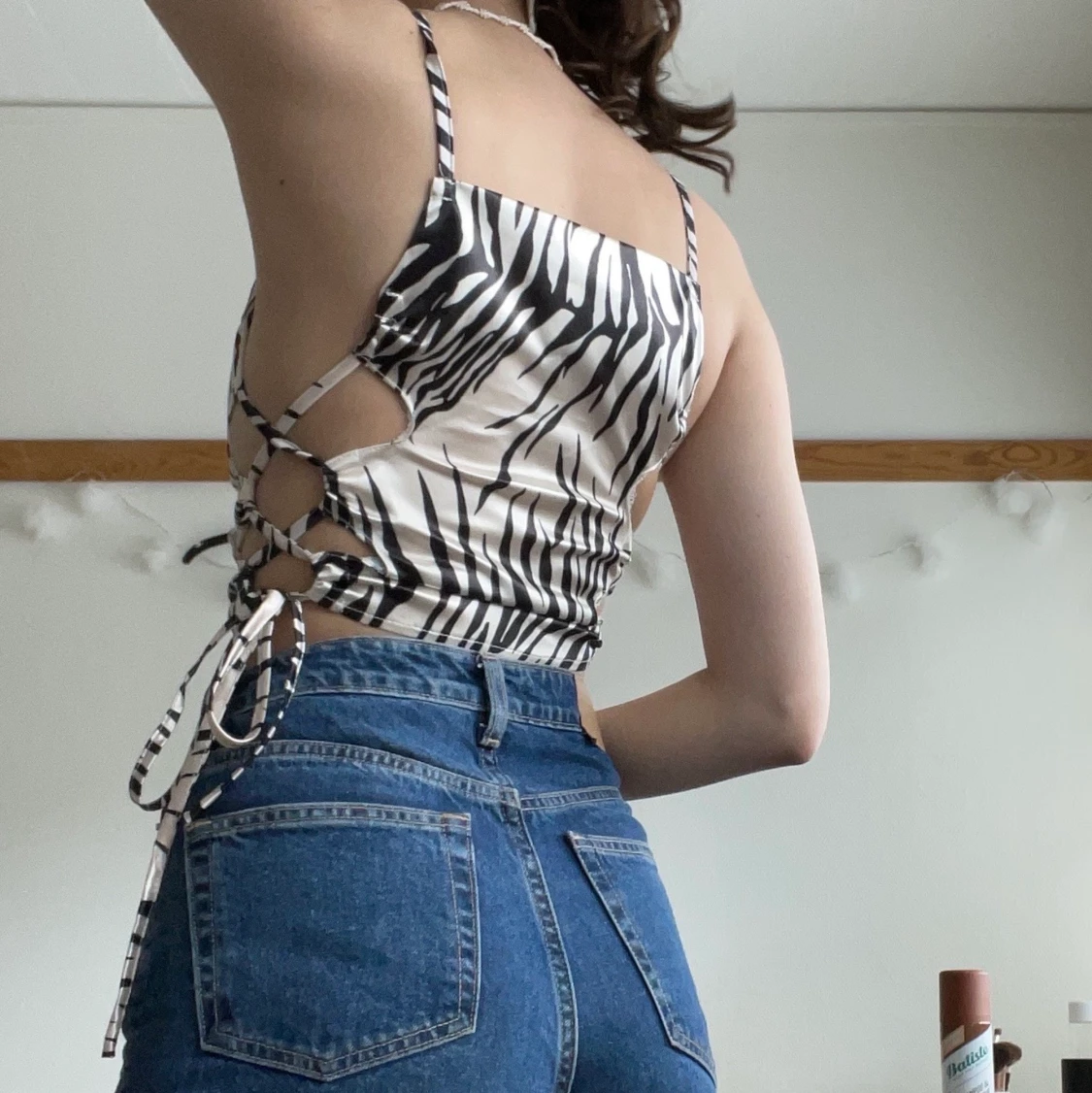 Party-topp med zebramönster 🦓 - 91