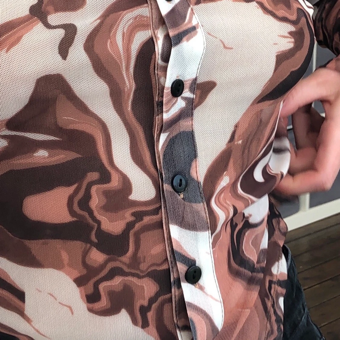 Skjorta mönstrad  - 90