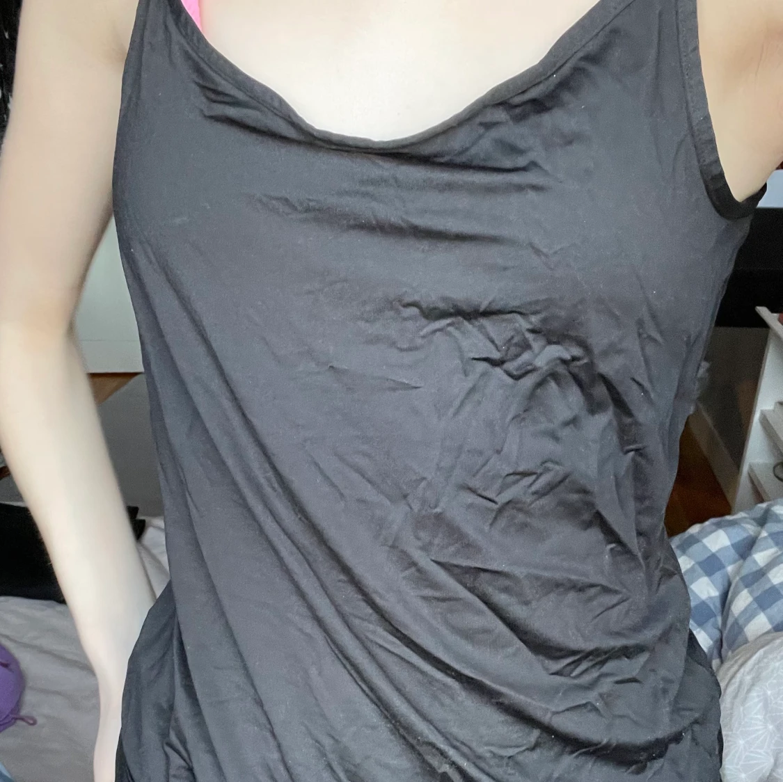 Svart basic topp - 91