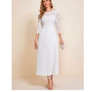 Vit studentklänning/balklänning oanvänd - Vit studentklänning balklänning 