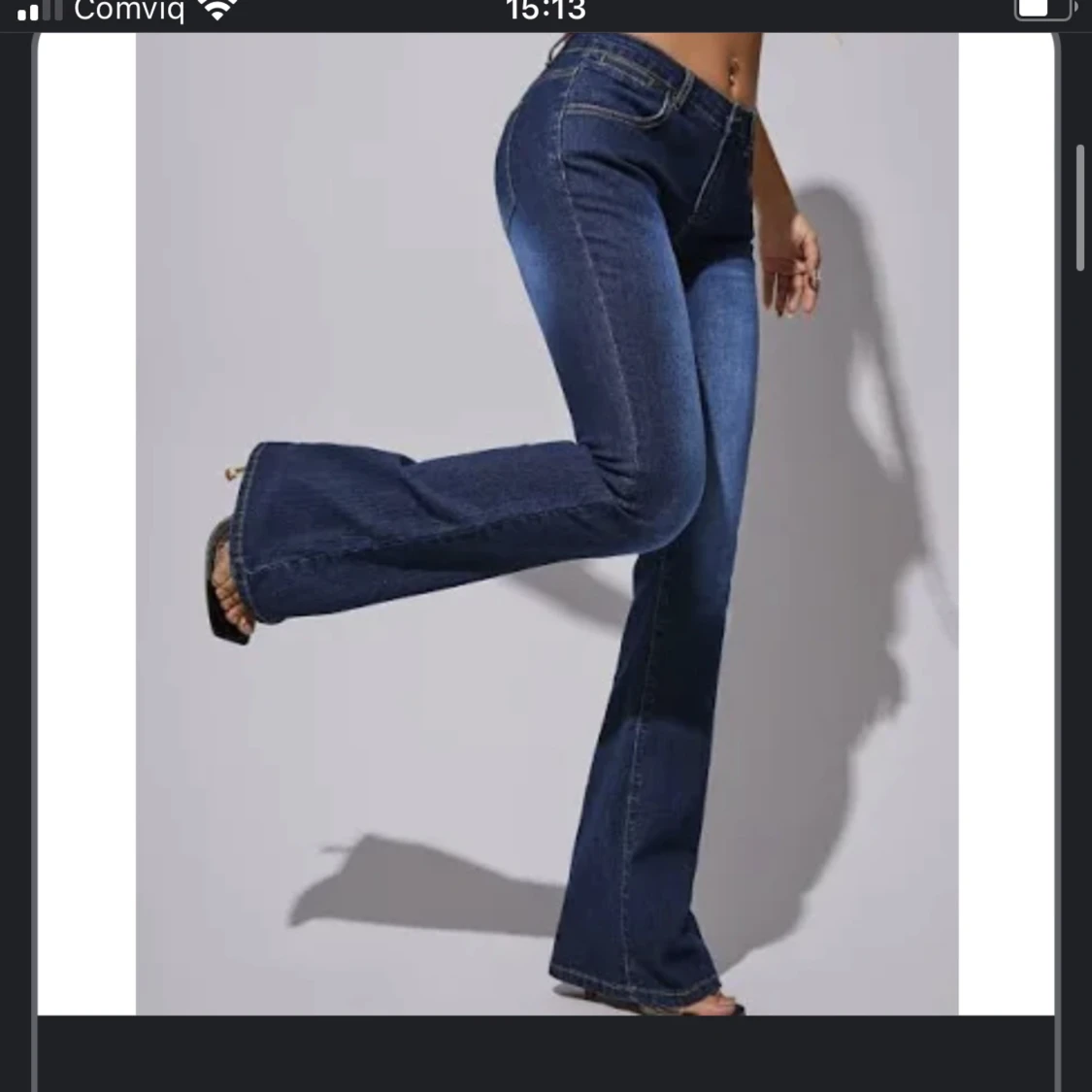 LÅGMIDJADE JEANS - 91