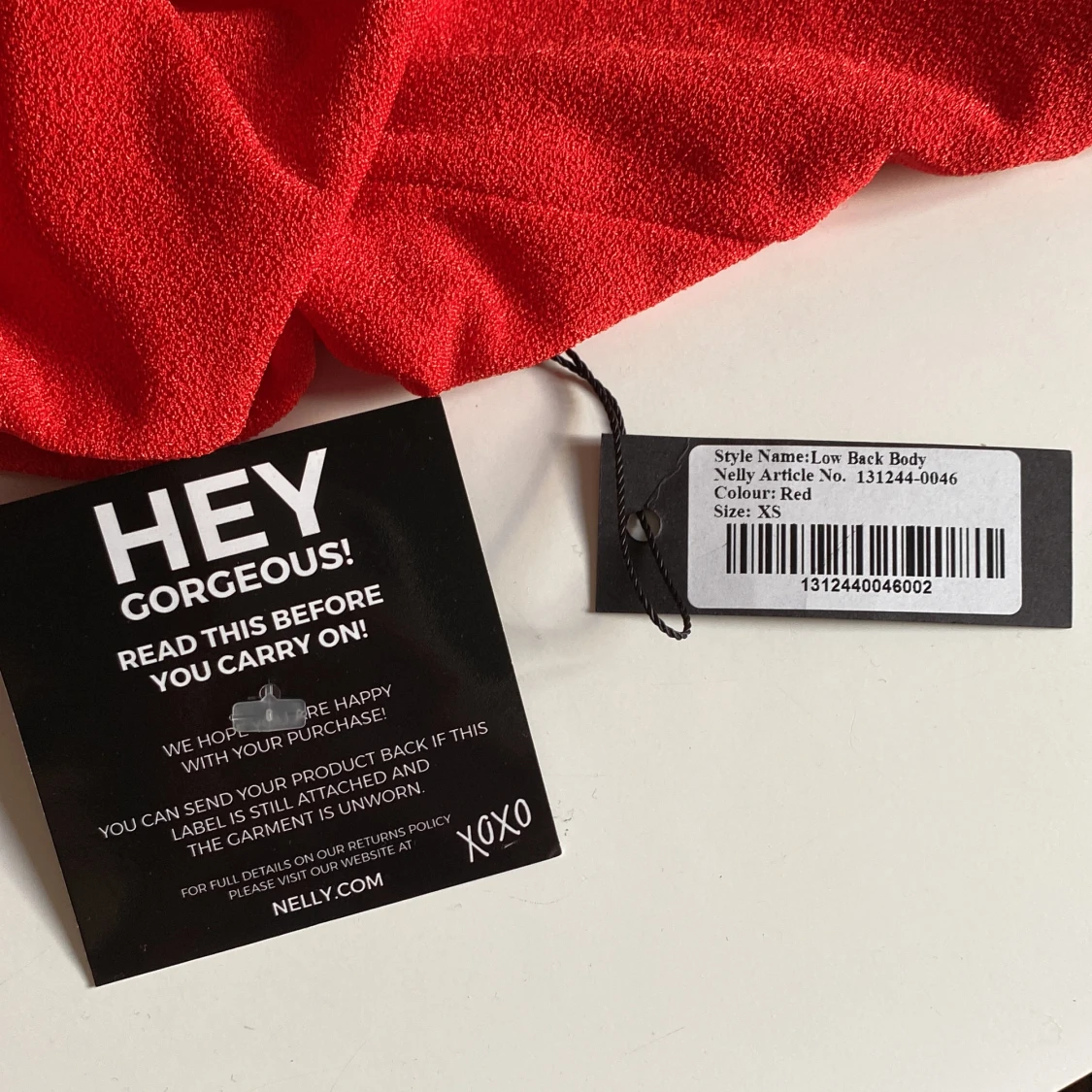 Röd body från NLY ONE - 91