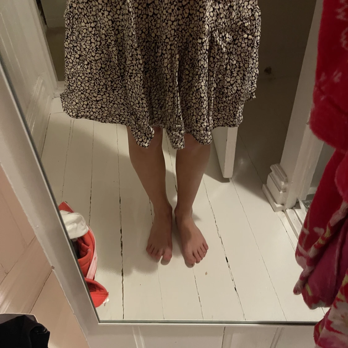 Blommig klänning  - 91