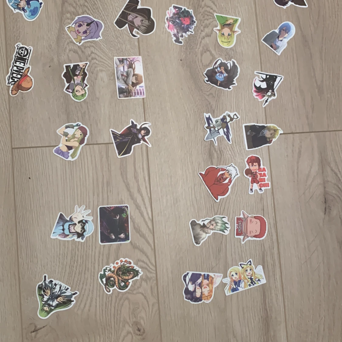 50 anime klistermärken  - 90