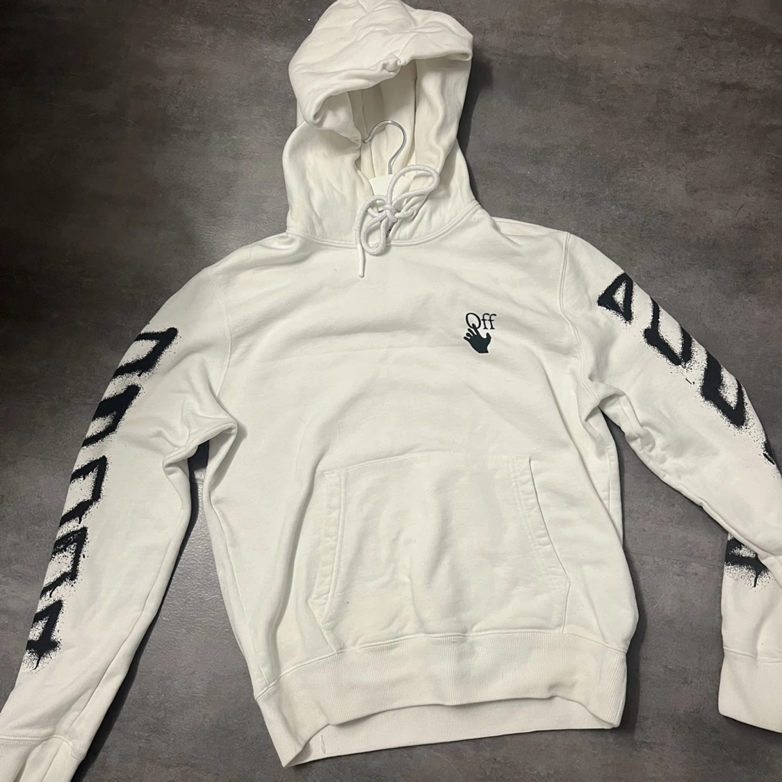 Off white tröja strl S