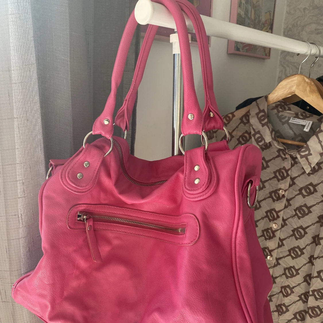 Rosa handväska 