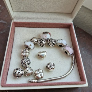 Pandora berlocker 105kr/st - Pandora berlocker säljes för 105kr stycket. Den/dom berlocker du önskar köpa läggs upp som enskild annons och du får fri frakt. Obs! Hjärtat är sålt. Endast 1 st fyrklöver kvar.