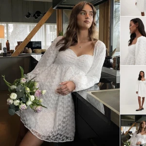 Puffy sleeve dress NA-KD - Säljer den PERFEKTA!! Slutsålda klänningen från NA-KD. passar perfekt till studenten/midsommar! oanvända med lapp kvar. Säljer i storlek 38 och 40. Buda. 