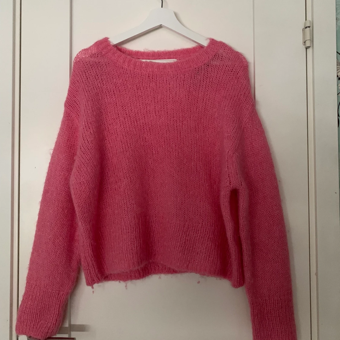 Stickad Rosa Tröja - 90