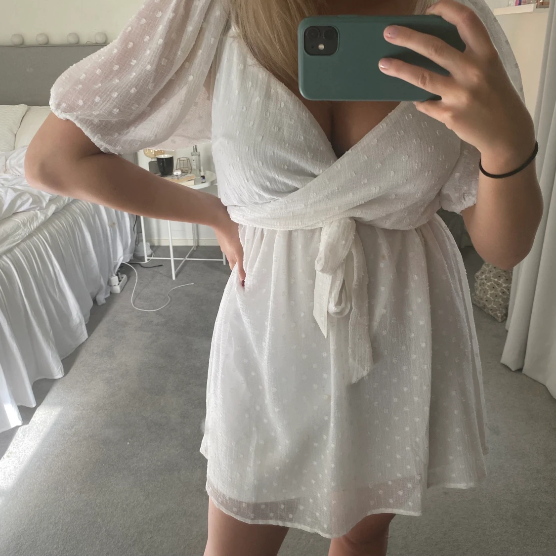 Vit klänning - 90