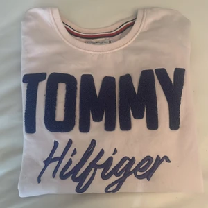 Tommy hilfiger hoodie     - En rosa märkeströja men mörk blå text.          Original pris(449kr)