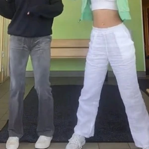 Linnebyxor - Jättefina vita linnebyxor i nyskick, passar perfekt till sommaren :))