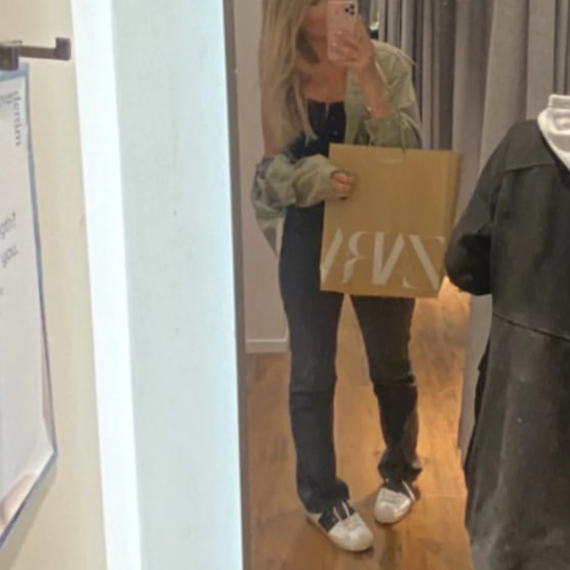 grön vårjacka - 90