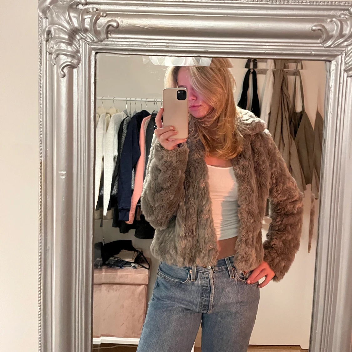 En snygg päls jacka