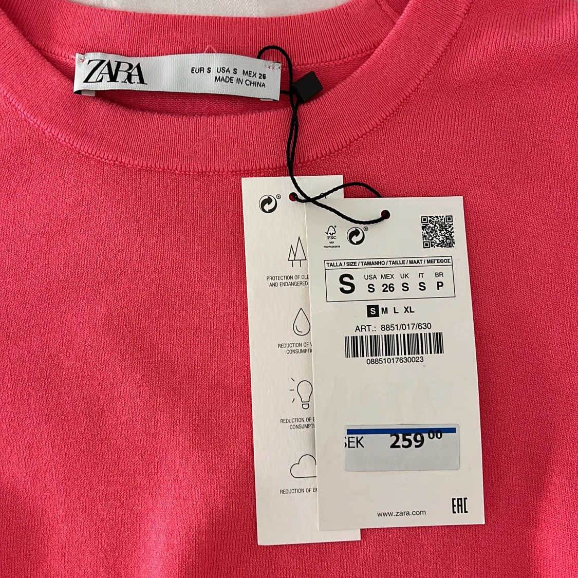 Stickad T-shirt  - 90