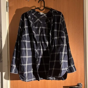 Skjorta - Säljer denna blårutiga skjorta från H&M.