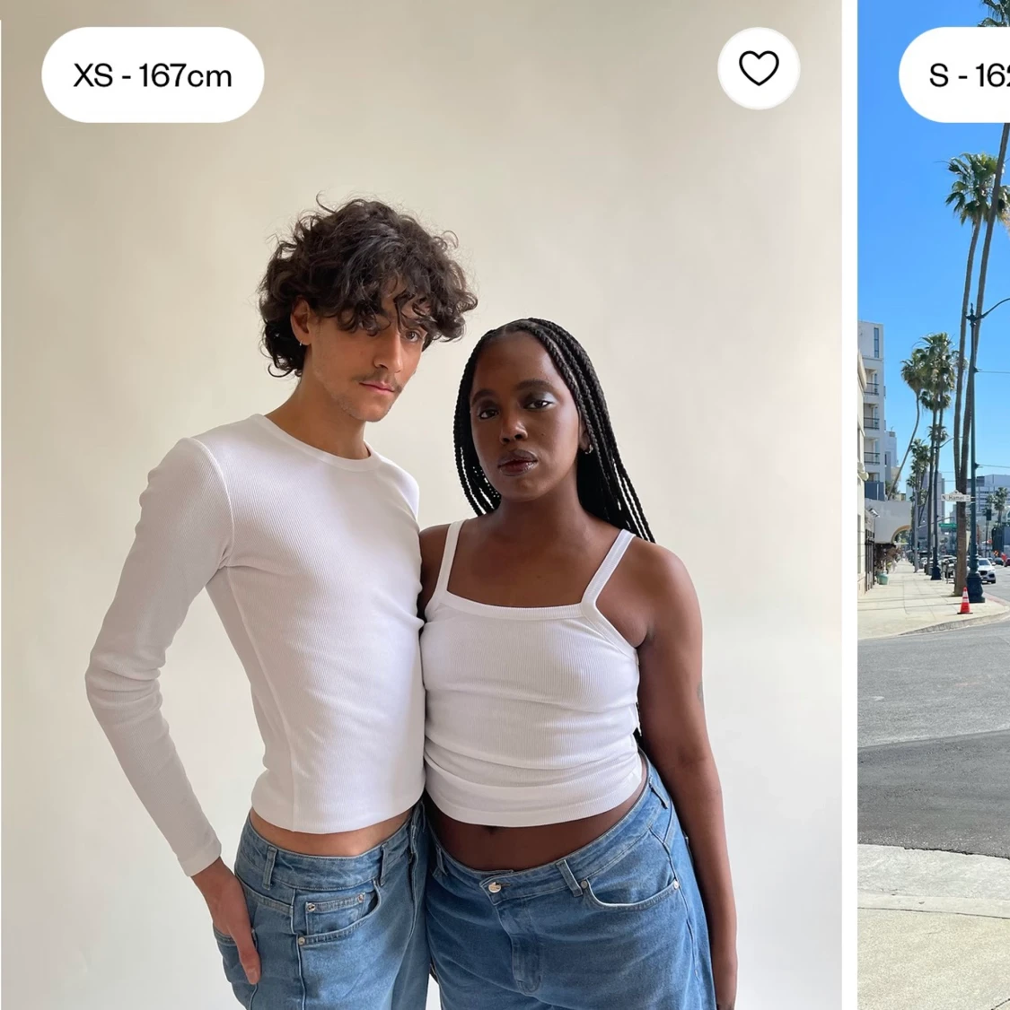 Djerf Avenue Daily Long Sleeve Top Ribbed White🌸 - 91