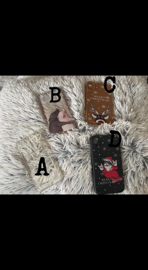 Mobilskal-xr  - Fina mobilskal i bra skick. Endast använt 1-2 gånger! Går att köpa styckvis även.  Köpare står för frakt⚠️ A= 20kr B= 20kr C= 25kr D= 30kr