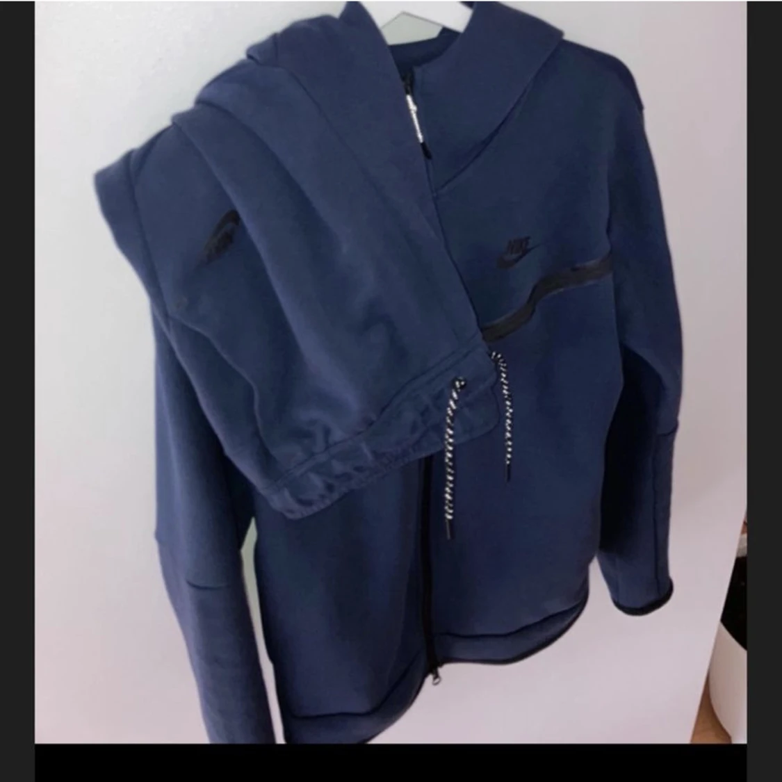 Marinblå Nike thec flee