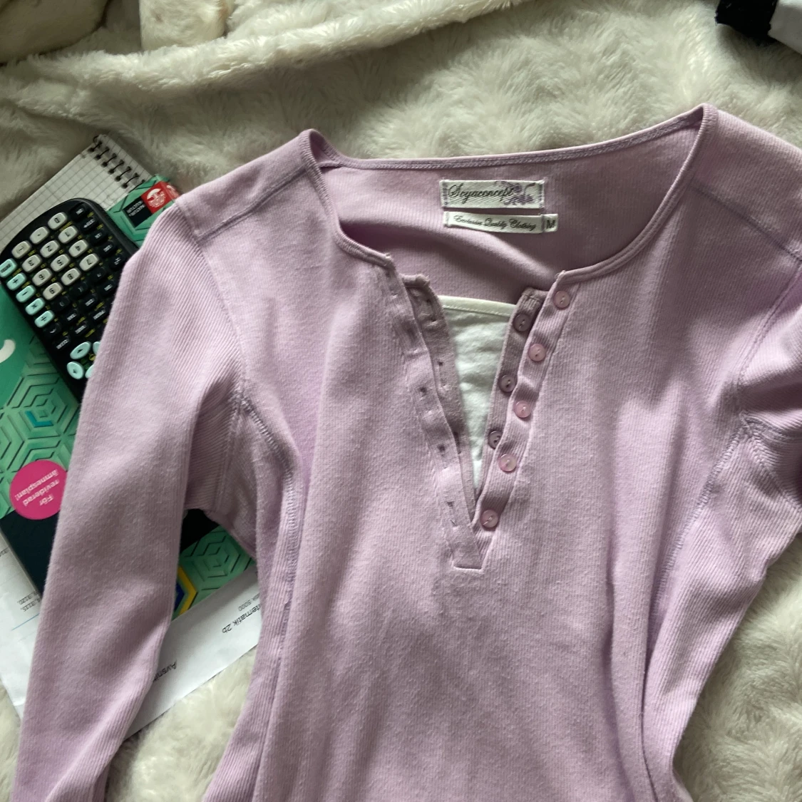 Super söt rosa långärmad - 90