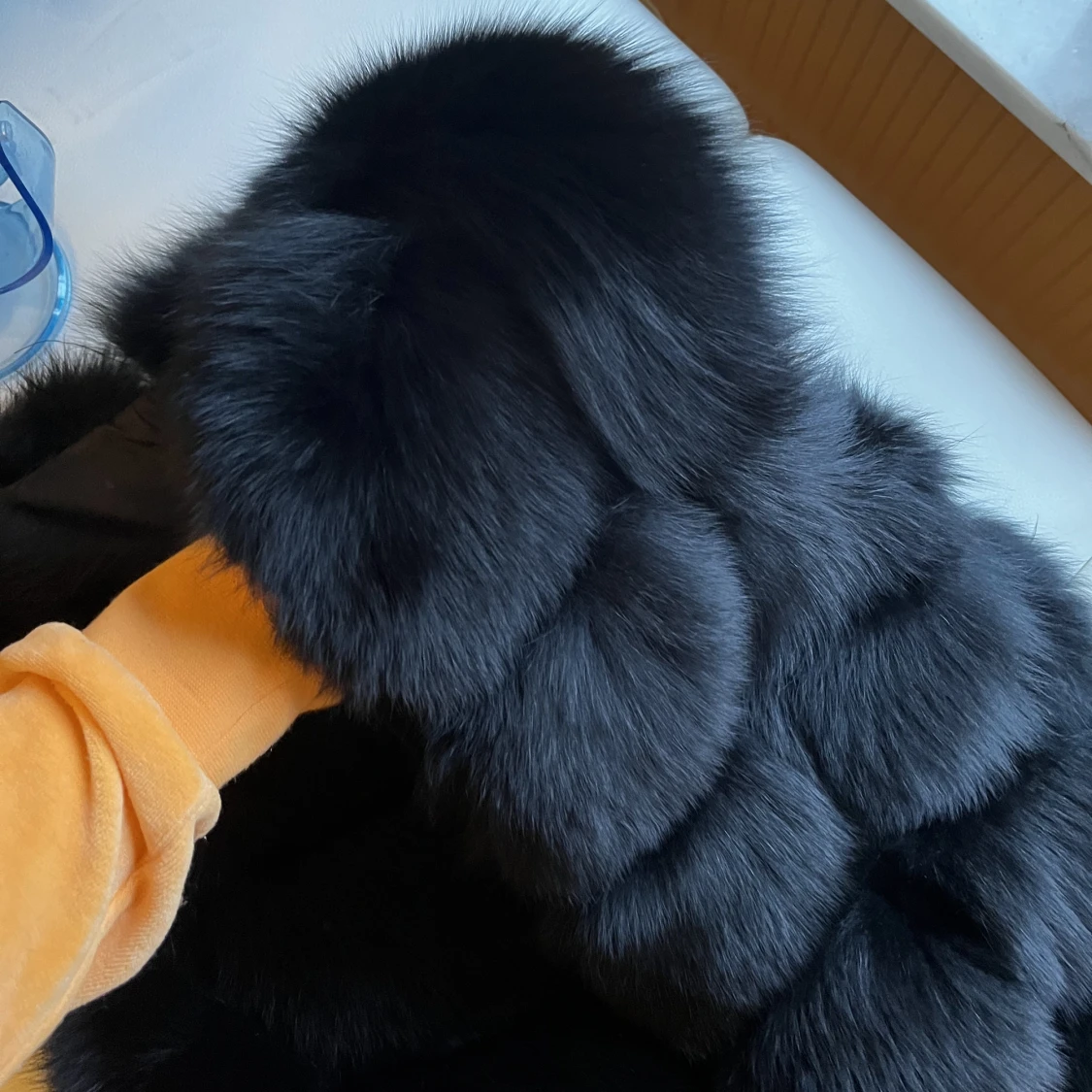 Äkta pälsväst - 91