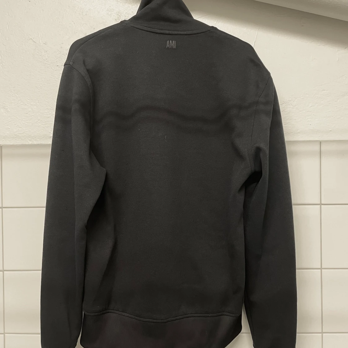 AMI PARIS Zipped Sweatshirt With High Collar - 90