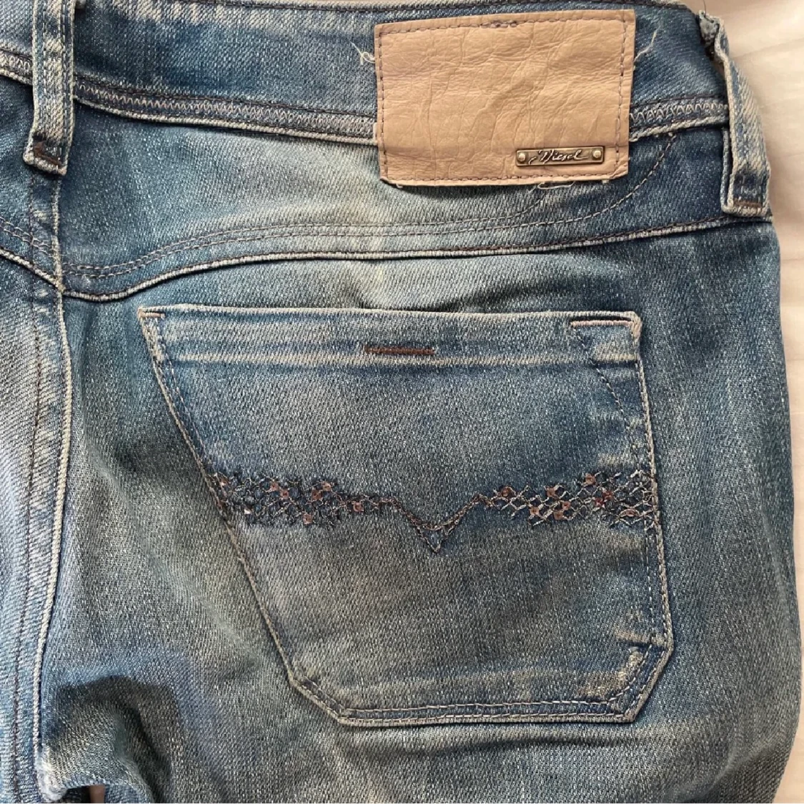 Lågmidjade bootcut jeans - 91