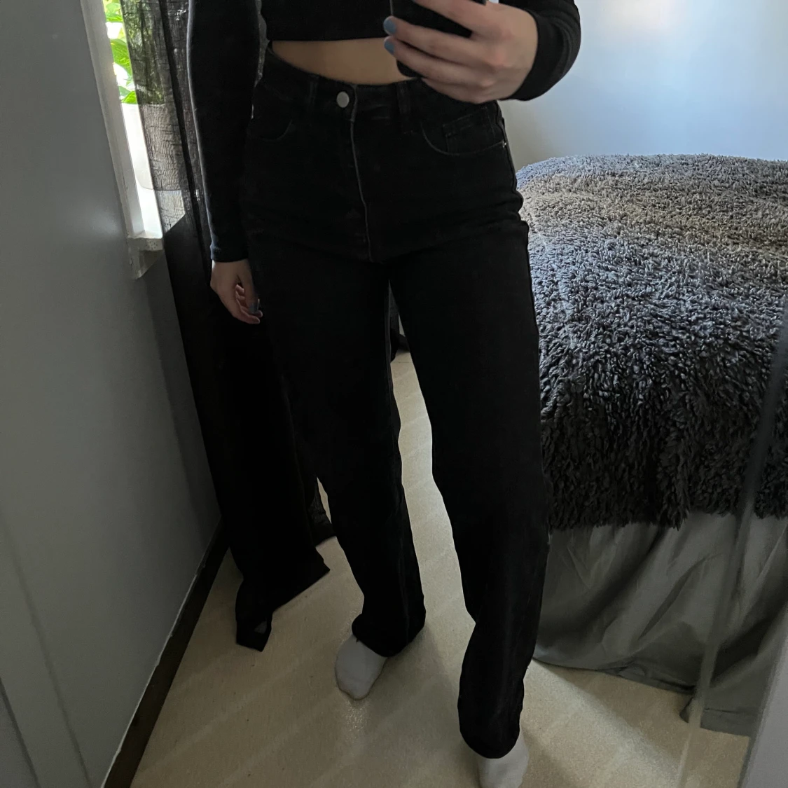 Svarta jeans