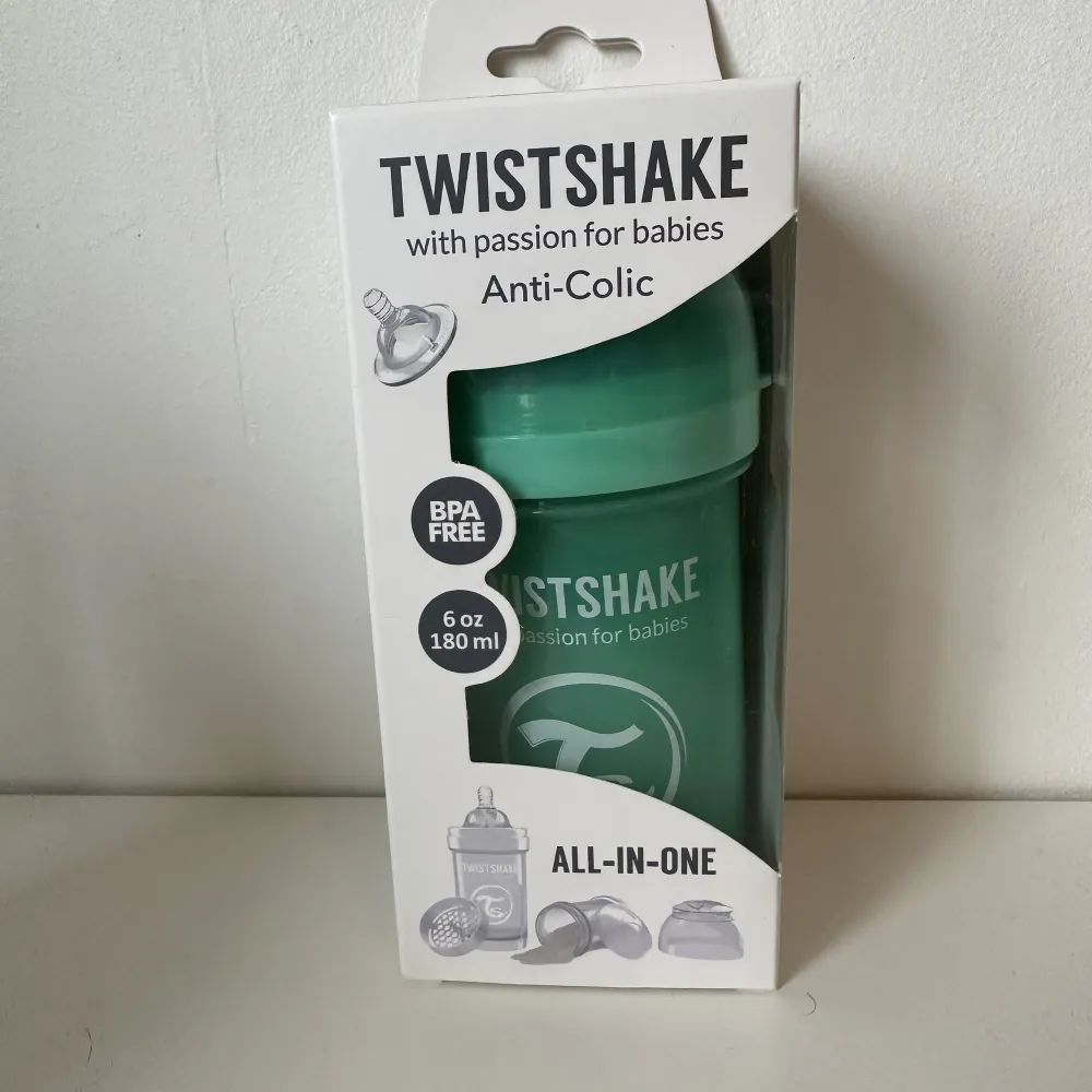 Ny nappflaska från Twistshake. 180ml. Övrigt.