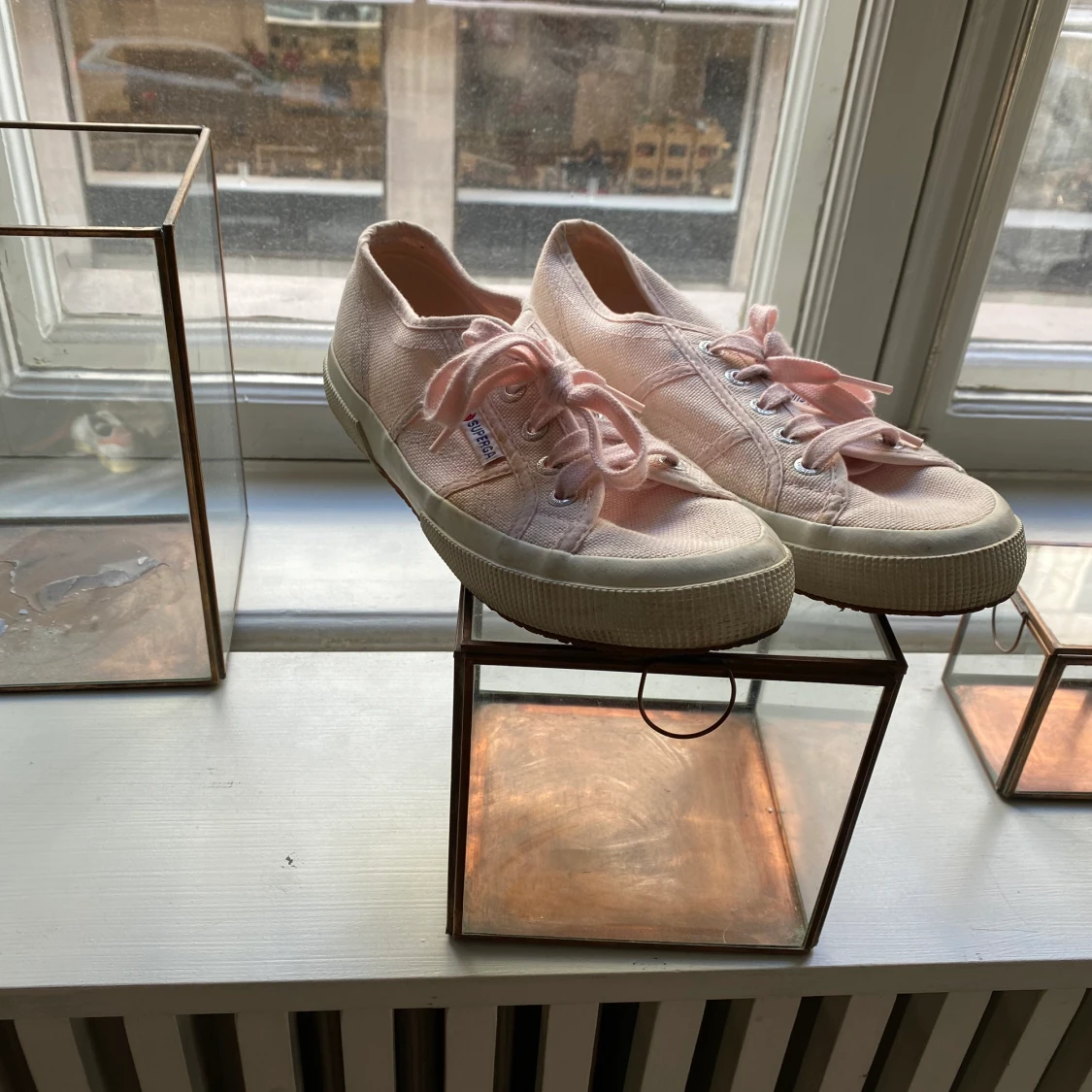 Ljusrosa Superga sneakers - 91