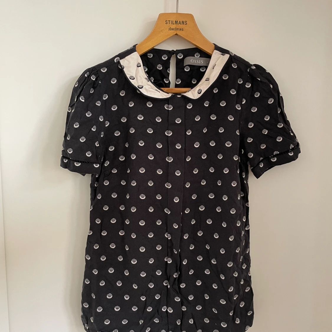 Blus med Peter Pan-krage